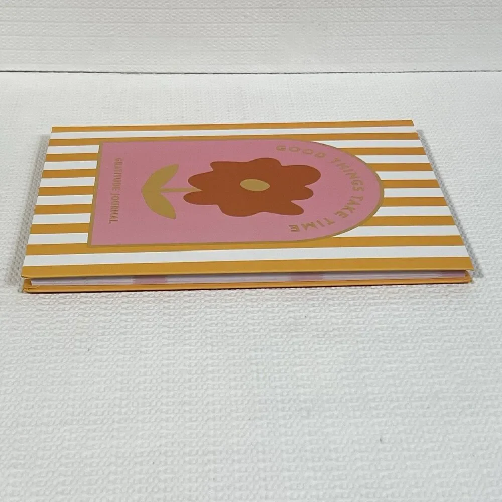 Good Things Take Time Hardcover Guided Gratitude Journal Multi 60 Lined Pages